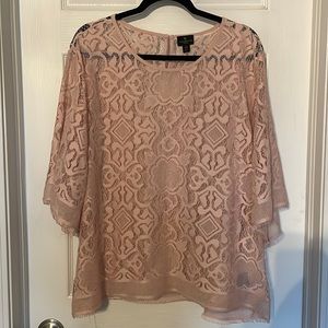 Women’s 3X Pink Worthington Blouse